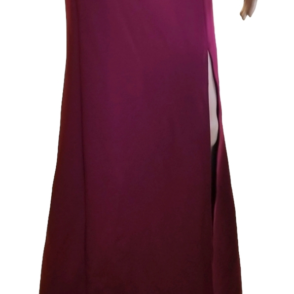 Emerald Sundae Front Crossover Scuba Gown - Picture 8 of 11